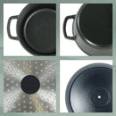 Black Roaster Calido Round 3.8L Dutch Ovens Black Roaster Calido Round 3.8L Black Roaster Calido Round 3.8L Kela