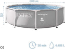 3.05m x 76cm Prism Premium Swimming Pool with Filter Pump home pool 3.05m x 76cm Prism Premium Swimming Pool with Filter Pump 3.05m x 76cm Prism Premium Swimming Pool with Filter Pump Intex