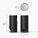Arc™ 30L Easy-push Stainless-steel Pedal Bin Bathroom Accessories Arc™ 30L Easy-push Stainless-steel Pedal Bin Arc™ 30L Easy-push Stainless-steel Pedal Bin Joseph Joseph