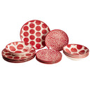 12 Pieces Dinner Set, White & Red Dots Dinner Set 12 Pieces Dinner Set, White & Red Dots 12 Pieces Dinner Set, White & Red Dots United Colors of Benetton