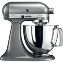 The German Outlet, KitchenAid, 4.8 L Artisan Stand Mixer, Contour Silver