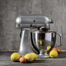 The German Outlet, KitchenAid, 4.8 L Artisan Stand Mixer, Contour Silver