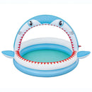 Sharktastic Sprinkler Play Pool 163x127x92cm Kids Inflatables Sharktastic Sprinkler Play Pool 163x127x92cm Sharktastic Sprinkler Play Pool 163x127x92cm Bestway
