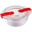 Cook & Heat Round Glass Food container With Patented Microwave Safe Lid Food containers Cook & Heat Round Glass Food container With Patented Microwave Safe Lid Cook & Heat Round Glass Food container With Patented Microwave Safe Lid Pyrex
