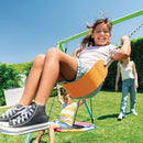 Colorful Swing Set With 3 Bird's Nest Pieces & 2 Swings Outdoor Playground Colorful Swing Set With 3 Bird's Nest Pieces & 2 Swings Colorful Swing Set With 3 Bird's Nest Pieces & 2 Swings Intex