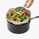 Bloom™ Stainless-steel Folding Steamer Basket Colanders & Strainers Bloom™ Stainless-steel Folding Steamer Basket Bloom™ Stainless-steel Folding Steamer Basket Joseph Joseph