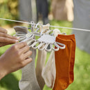 Petal™ 22-piece Quick-grip Ecru Drying Hanger laundry Petal™ 22-piece Quick-grip Ecru Drying Hanger Petal™ 22-piece Quick-grip Ecru Drying Hanger Joseph Joseph