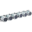 MasterClass 6 Jar Magnetic Spice Rack spice rack MasterClass 6 Jar Magnetic Spice Rack MasterClass 6 Jar Magnetic Spice Rack KitchenCraft