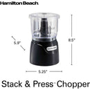 Stack & Press™ 3 Cup Chopper chopper Stack & Press™ 3 Cup Chopper Stack & Press™ 3 Cup Chopper Hamilton Beach