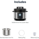 9 in 1 Electric Pressure Cooker, Smart Pot 2+ 9.5L Pressure cooker 9 in 1 Electric Pressure Cooker, Smart Pot 2+ 9.5L 9 in 1 Electric Pressure Cooker, Smart Pot 2+ 9.5L Nutricook