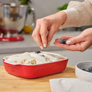 Stoneware Rectangular Ceramic Non-Stick Coating Baker Oven Dishes Stoneware Rectangular Ceramic Non-Stick Coating Baker Stoneware Rectangular Ceramic Non-Stick Coating Baker KitchenAid
