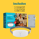 Cycle Comfort Heat & Vibration Belt Massage & Relaxation Cycle Comfort Heat & Vibration Belt Cycle Comfort Heat & Vibration Belt HoMedics