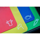 Flexible Colour Coded Cutting Mats Cutting Board Flexible Colour Coded Cutting Mats Flexible Colour Coded Cutting Mats KitchenCraft