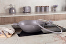 30cm Casserole Wok With Lid, Taupe