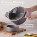 10 Pcs Cookware Set, Taupe