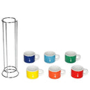 6 Pcs Stackable Cups Coffee & Tea Cups 6 Pcs Stackable Cups 6 Pcs Stackable Cups Bialetti