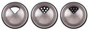 Spice Rack Set, Black Silver Collection