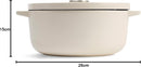 Almond Cream Cast Iron Casserole Cast Iron Almond Cream Cast Iron Casserole Almond Cream Cast Iron Casserole KitchenAid