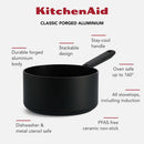Black Forged Saucepan 20cm SaucePan Black Forged Saucepan 20cm Black Forged Saucepan 20cm KitchenAid