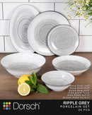 Ripple Porcelain Set 26 Pcs Dinnerware Ripple Porcelain Set 26 Pcs Ripple Porcelain Set 26 Pcs Dorsch