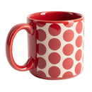 Set of 4 Mugs -  Stoneware Red Dots Mugs Set of 4 Mugs -  Stoneware Red Dots Set of 4 Mugs -  Stoneware Red Dots United Colors of Benetton