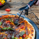 Stainless Steel Pizza Cutter, Rubber Handle  Stainless Steel Pizza Cutter, Rubber Handle Stainless Steel Pizza Cutter, Rubber Handle Betty Crocker