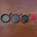 Seasoned Cast Iron Pan Set of 3 Cast Iron Seasoned Cast Iron Pan Set of 3 Seasoned Cast Iron Pan Set of 3 Lodge