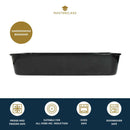 MasterClass Vitreous Enamel Roasting Pan, 40 x 28 x 7.5 cm Baking pan MasterClass Vitreous Enamel Roasting Pan, 40 x 28 x 7.5 cm MasterClass Vitreous Enamel Roasting Pan, 40 x 28 x 7.5 cm KitchenCraft
