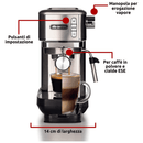 Metal Slim Barista Espresso Coffee Maker Machine Coffee Makers & Espresso Machines Metal Slim Barista Espresso Coffee Maker Machine Metal Slim Barista Espresso Coffee Maker Machine Ariete
