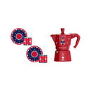 Bialetti Moka Express 3 Cups + 2 Cups and Saucers | 0005317  Bialetti Moka Express 3 Cups + 2 Cups and Saucers | 0005317 Bialetti Moka Express 3 Cups + 2 Cups and Saucers | 0005317 The German Outlet