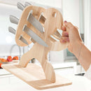 Set of Kitchen Tools,  Wooden Base Spartan 7 Pieces Kitchen Knives Set of Kitchen Tools,  Wooden Base Spartan 7 Pieces Set of Kitchen Tools,  Wooden Base Spartan 7 Pieces InnovaGoods
