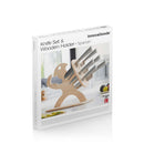 Set of Kitchen Tools,  Wooden Base Spartan 7 Pieces Kitchen Knives Set of Kitchen Tools,  Wooden Base Spartan 7 Pieces Set of Kitchen Tools,  Wooden Base Spartan 7 Pieces InnovaGoods
