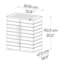 Duramax Cedargrain Plastic Vertical Storage Cabinet Grey Storage & Organization Duramax Cedargrain Plastic Vertical Storage Cabinet Grey Duramax Cedargrain Plastic Vertical Storage Cabinet Grey Duramax