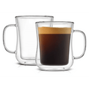 Curved Double Wall Glass Mug 350 ml  - 1 Piece Outlet Curved Double Wall Glass Mug 350 ml  - 1 Piece Curved Double Wall Glass Mug 350 ml  - 1 Piece Generic