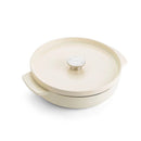 Almond Cream Cast Iron Saucepan With Lid Cast Iron Almond Cream Cast Iron Saucepan With Lid Almond Cream Cast Iron Saucepan With Lid KitchenAid