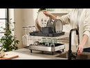 2-Tier Stainless Steel Dish Rack