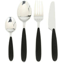 The German Outlet, Tognana, Cutlery Set - 24Pcs GRANCUCI NERO
