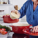 Empire Red Cast Iron Casserole With Lid Cast Iron Empire Red Cast Iron Casserole With Lid Empire Red Cast Iron Casserole With Lid KitchenAid