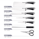 8 Pcs Kitchen Set With Acrylic Stand knives set 8 Pcs Kitchen Set With Acrylic Stand 8 Pcs Kitchen Set With Acrylic Stand Muller Koch